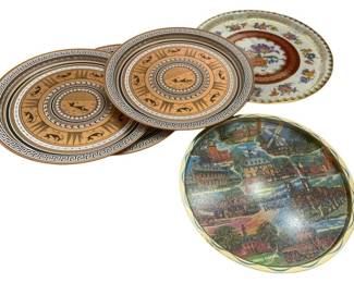 192 - 4 Metal Decorative Trays - 13 Inches