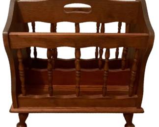 300 - Wooden Magazine Rack - 19 x 16.5 x 13