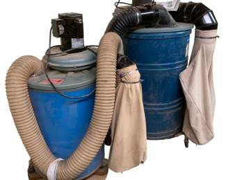 572 - 2 Delta Dust Collectors - 56 x 33 (Description): Used as is electric/electronic/mechanical item. No guarantee all components, untested.