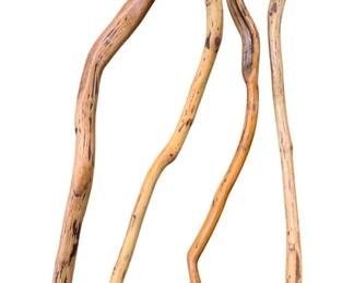 42 - 4 Handcarved Canes - 38 inches