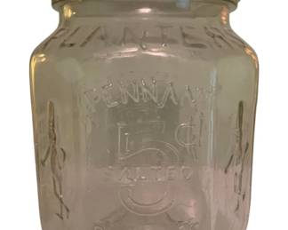 442 - Planters Peanuts Jar w/ Lid - 12.5 x 8 x 8