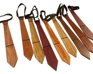 253 - 9 Wooden Ties - 17 Inches