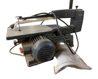 509 - Sears Craftsman 16" Scroll Saw - 12 x 23 x 12 (Description): Used as is electric/electronic/mechanical item. No guarantee all components, untested.