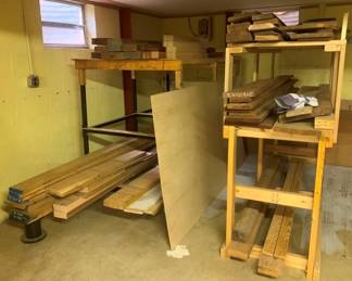 581 - Group Lot of Assorted Pieces of Wood