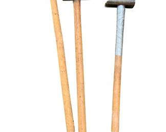 46 - Lot of 3 Sledgehammers - 34.5 inches