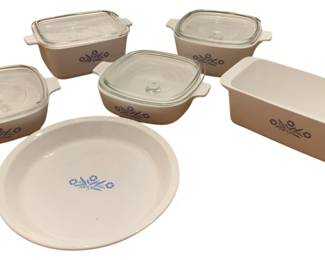 190 - Lot of Corning Dishware 6 Pcs w/ Lids