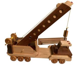 359 - Handmade Crane Truck - 20 x 24 x 6.5