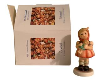 459 - Goebel Girl with Doll in Box - 3.5" Tall