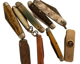 421 - Group Lot of Vintage Knives - 4.5" Long