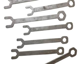 554 - Group Lot of Assorted Wrenches - 16" Long