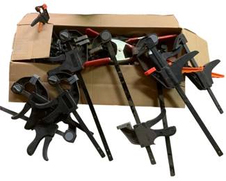 568 - Group Lot of Small Clamps & More