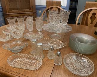 161 - Lot of Crystal Stems and Assorted Glassware