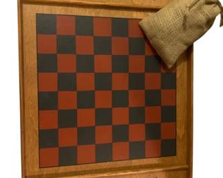 324 - Checker Board w/ Pieces