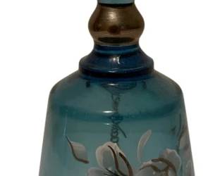 268 - 25th Anniversary Handpainted Signed Fenton Bell (Description): 7 Inches