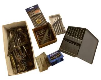 524 - Group Lot of Assorted Drill Bits & Allen Wrenches
