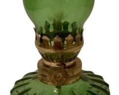 287 - Oil Lamp - 10 Inches (Description): Used as is electric/electronic/mechanical item. No guarantee all components, untested.
