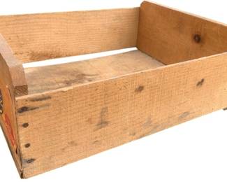 100 - Luke Fruits Crate From California (Description): 6.5 x 17.5 x 14.5