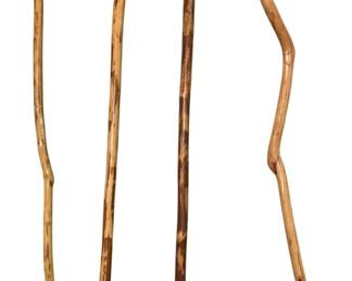 218 - 4 Hand Carved Canes - 11 Inches