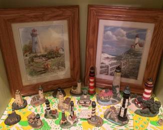472 - Shelf Lot of Lighthouse & More