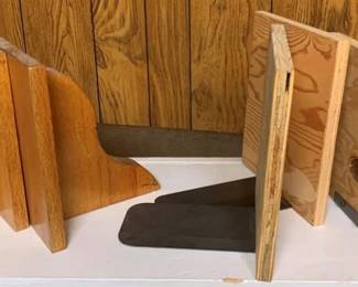 582 - Group Lot of Handmade Bookends