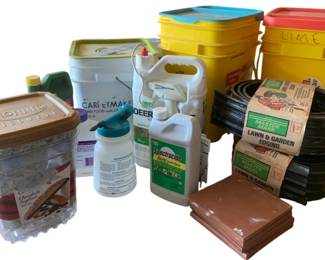 82 - Lot of Lawn Care Items and Chemicals