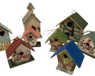 283 - Assorted Birdhouses - 10 Inches