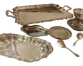 250 - Assorted Silver Plated Items