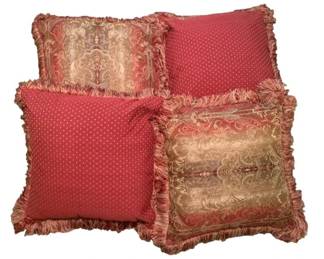 444 - 4 Decor Pillows - 21 x 21