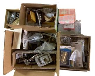 544 - Group Lot Hinges, Locks & More