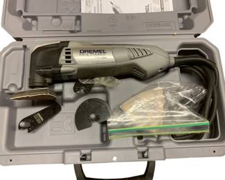 542 - Dremel Multi Max MM30 Oscillatins Tool Kit in (Description): Case Used as is electric/electronic/mechanical item. No guarantee all components, untested.