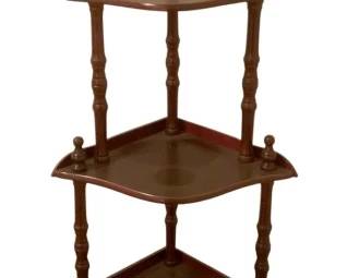 295 - Corner What Not Shelf 48 x 21 x 15