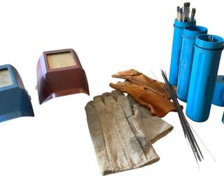 71 - Lot of Welding Accessories and Gear (Description): Used as is electric/electronic/mechanical item. No guarantee all components, untested