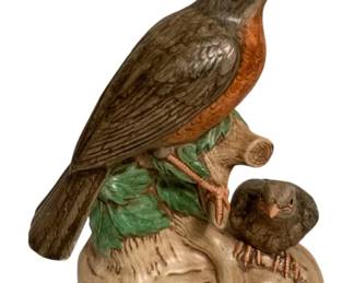 414 - Holland Mold Ceramic Bird Statue - 9.5 x 7 x 5