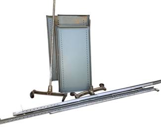 117 - Lot of Shelf and Rollong Clothes Rack - As Is