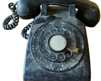 78 - Western Electric Rotary Phone (Description): Used as is electric/electronic/mechanical item. No guarantee all components, untested