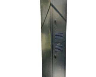 39 - Lyon 2 Door Metal Locker - 78 x 12 x 18