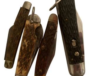 422 - Group Lot of Uncle Henry's Knives - 4.5" Long