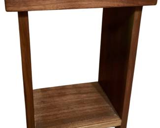 237 - Wooden Side Table - 16.25 x 12 x 9