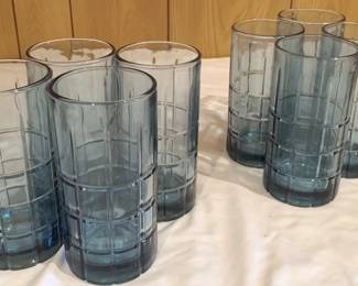 199 - 8 Blue Glasses - 6 Inches