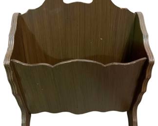 235 - Wooden Magazine Rack - 21 x 16 x 10.5