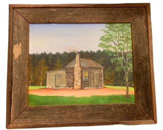 341 - Framed Oil on Board Picture - 26 x 22