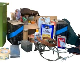 103 - Lot of Assorted Lubs, Thinners, Cutting Oil & More