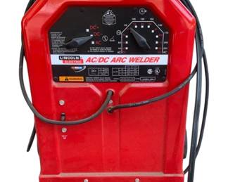 96 - Lincoln Electric AC/DC Arc Welder (Description): Used as is electric/electronic/mechanical item. No guarantee all components, untested