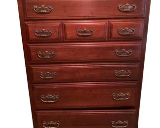 440 - Mahogany 6 Drawer Chest of Drawers