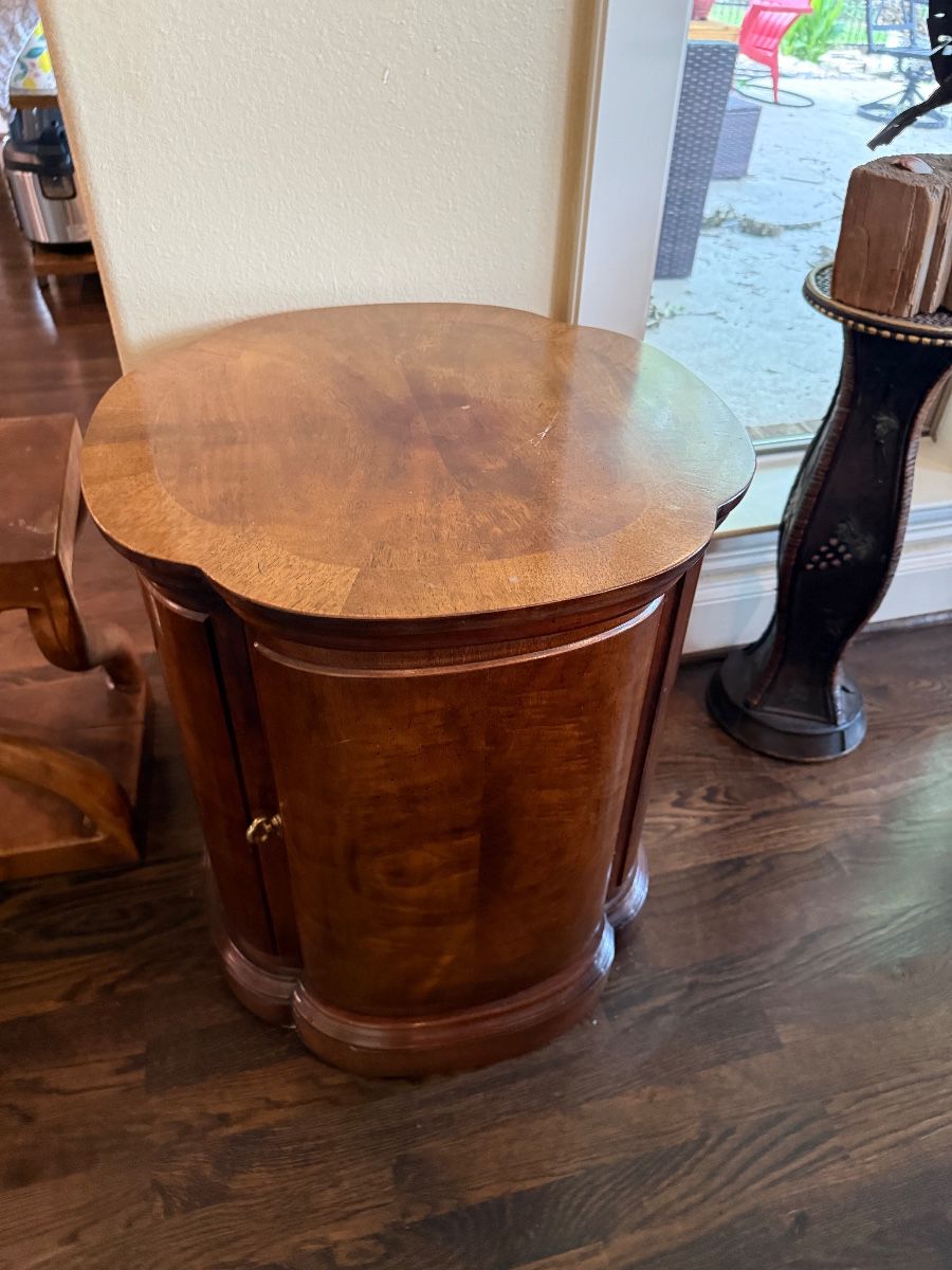 Antique Burl end table