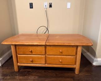 Solid wood console
