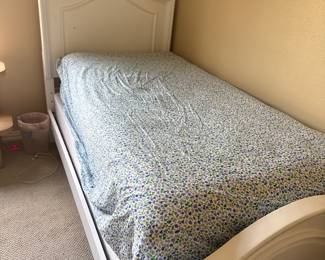 Twin bed and new mattress