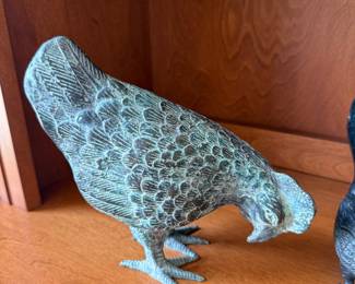 Brass hen