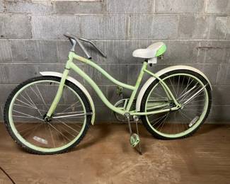 Huffy Cruiser Bicycle  Mint Green with White Accents