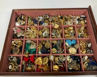 Vintage Jewelry Earrings Lot Of Clip On And Screw Ons